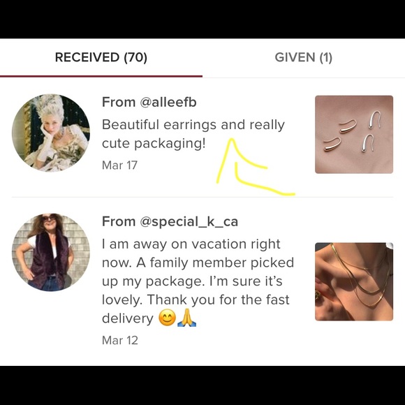 Rose gold minimal earrings - 925 sterling silver effortless chic everyday wear - Picture 3 of 6